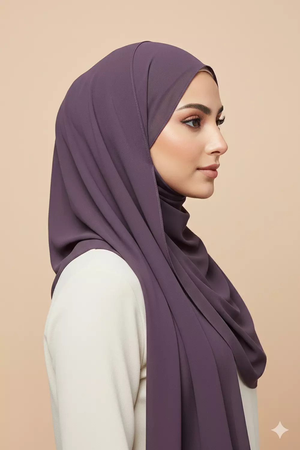 طرحة سادة لافندر غامق image