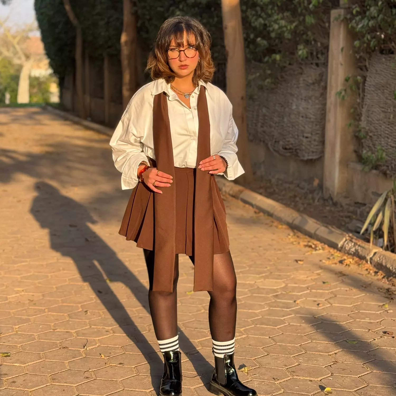 Brown Tennis Skirt 2