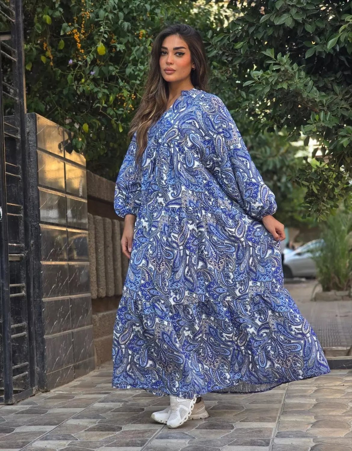 Blue Boho dress 2