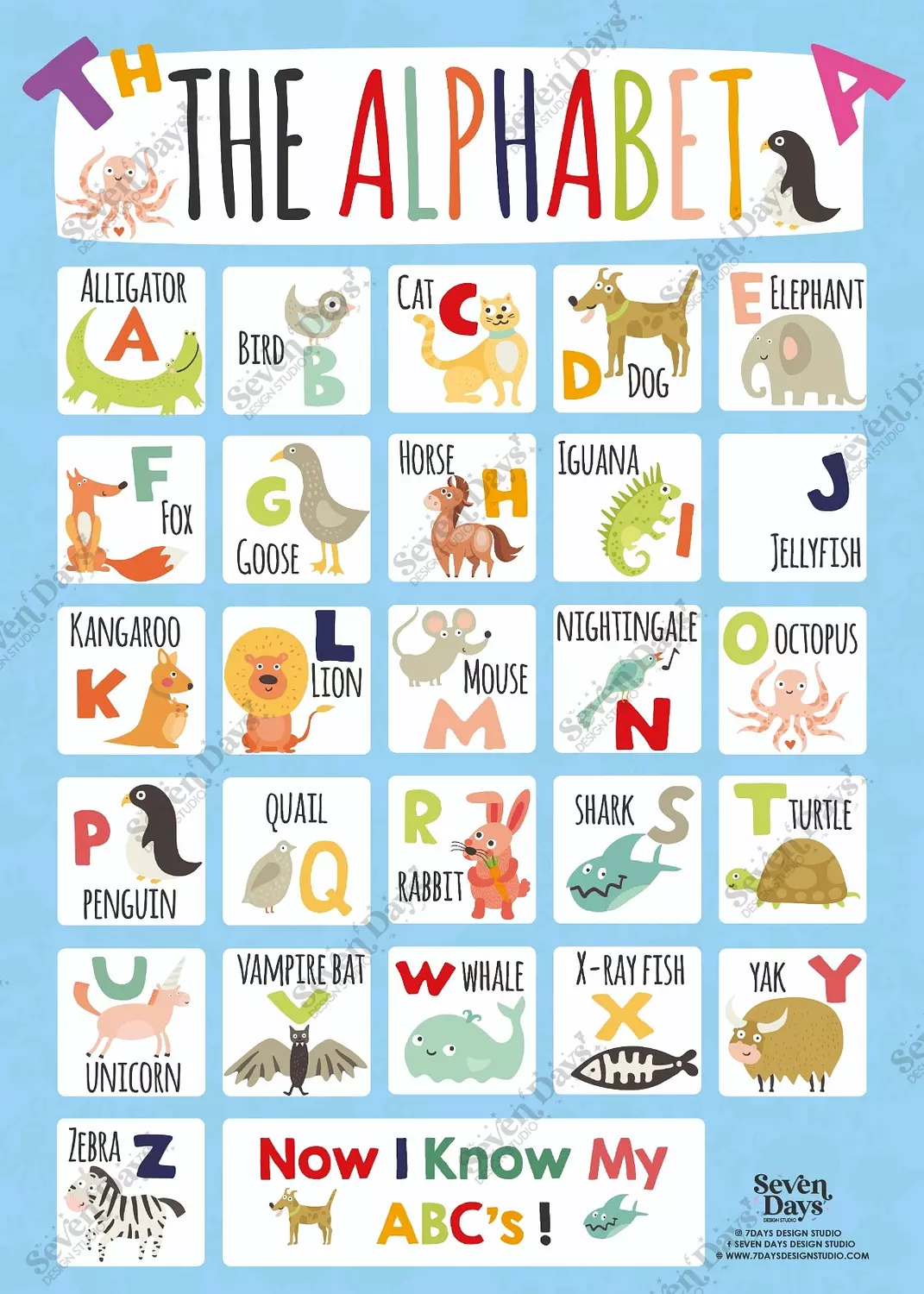 Alphabetical Letters Chart image