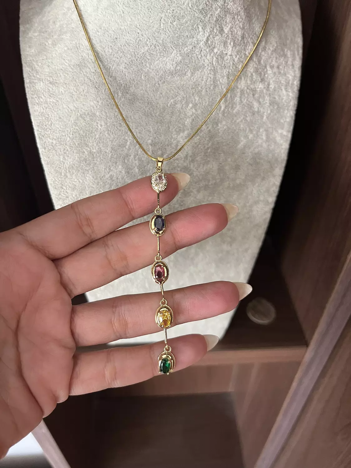 Y colourful Necklace  image