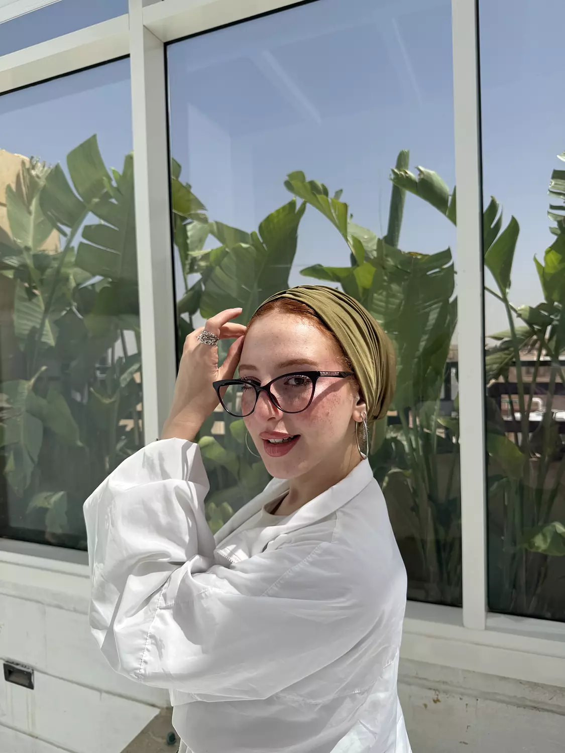 The warm olive turban  2