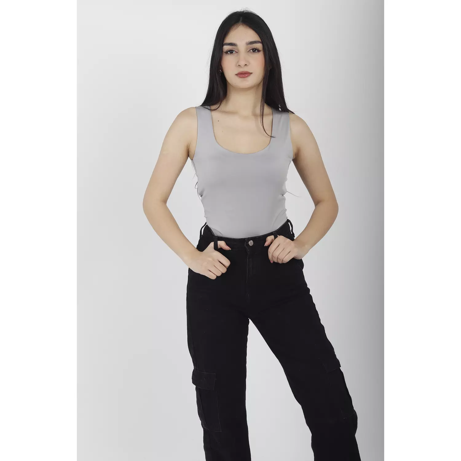 NEW-tank top double layered (70% cotton /30% polyester) 9