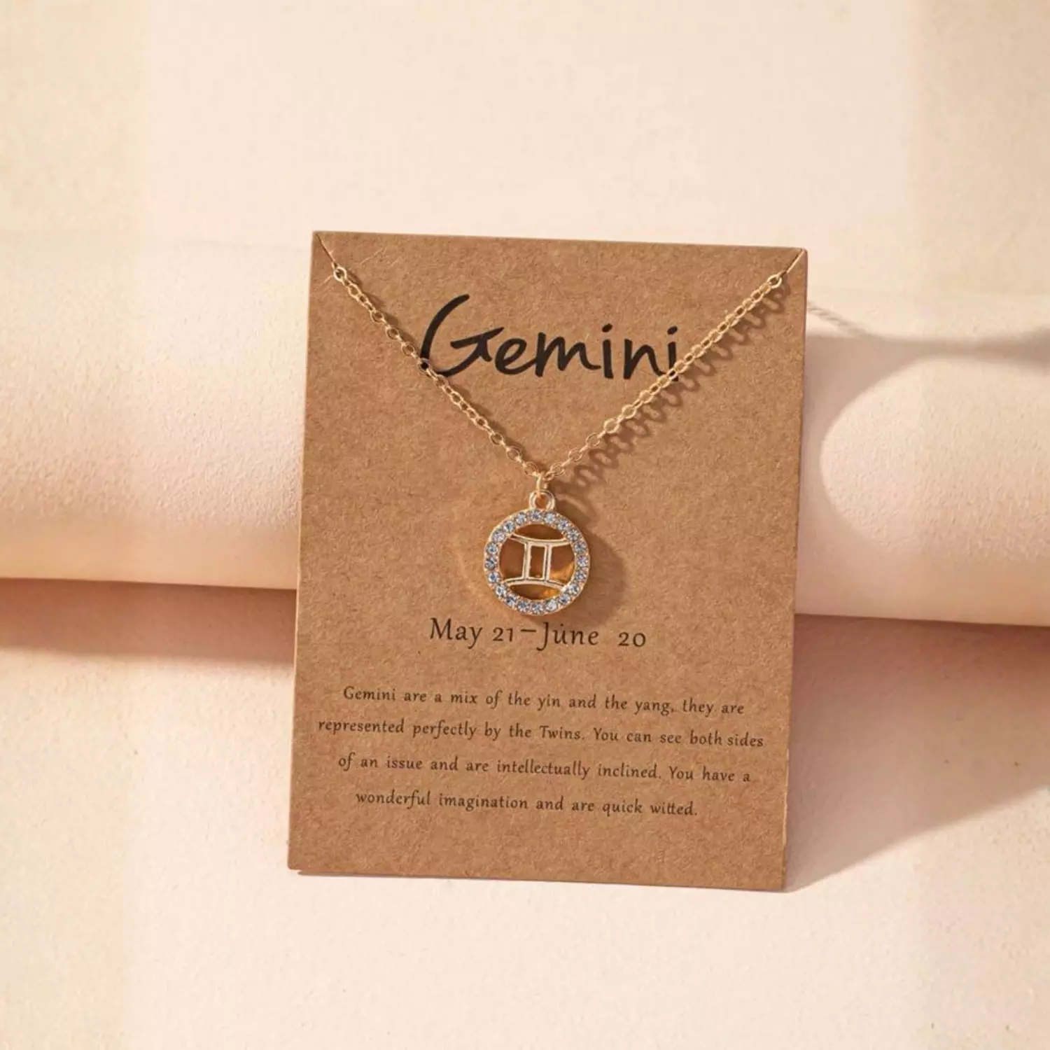 1 Pc Horoscope Necklace A 4