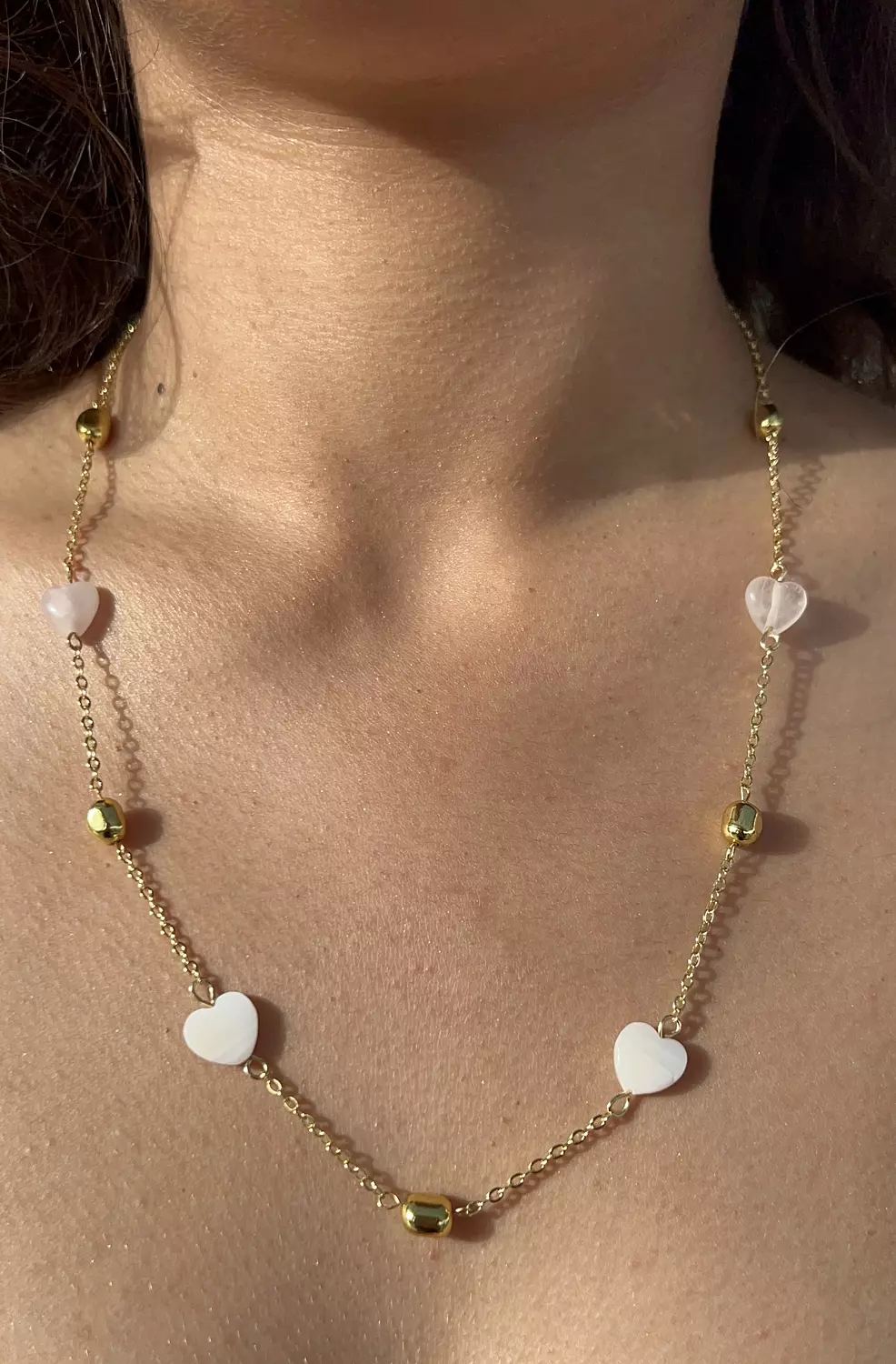 heart beat necklace image