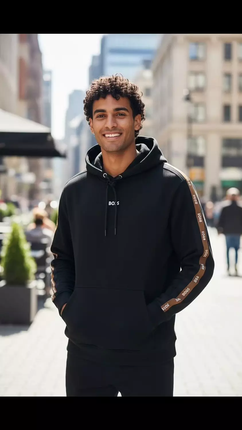 Boss hoodie black image