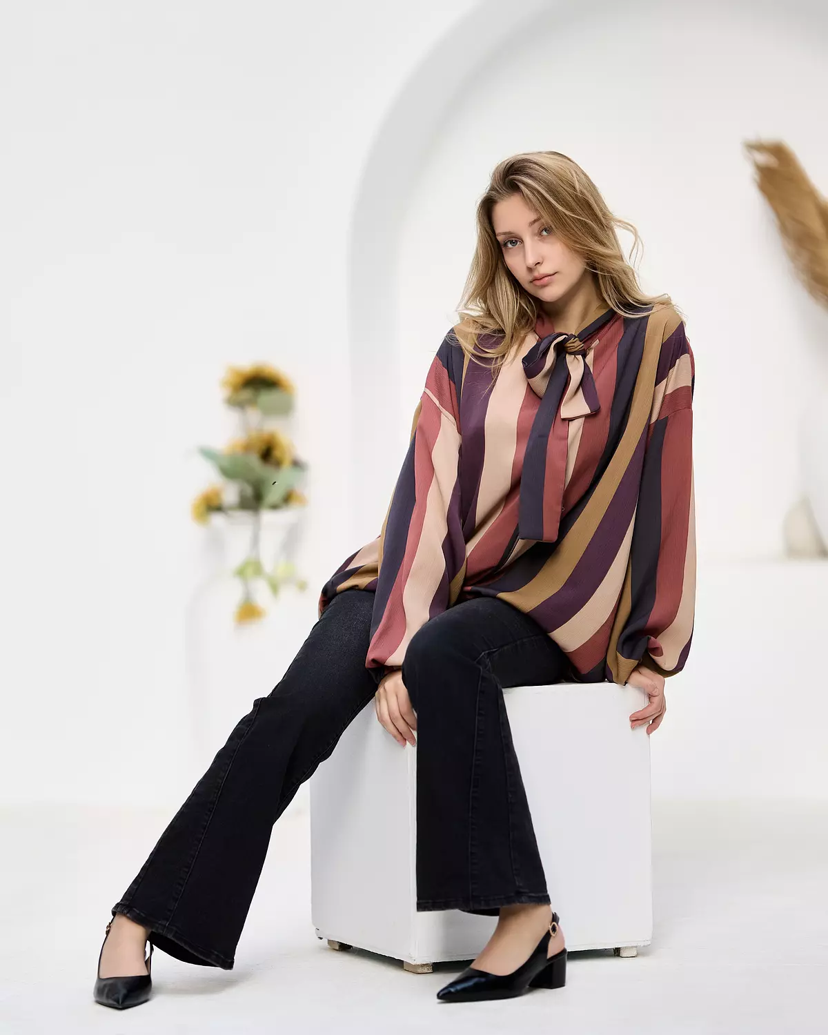 Bomber striped jacket  2