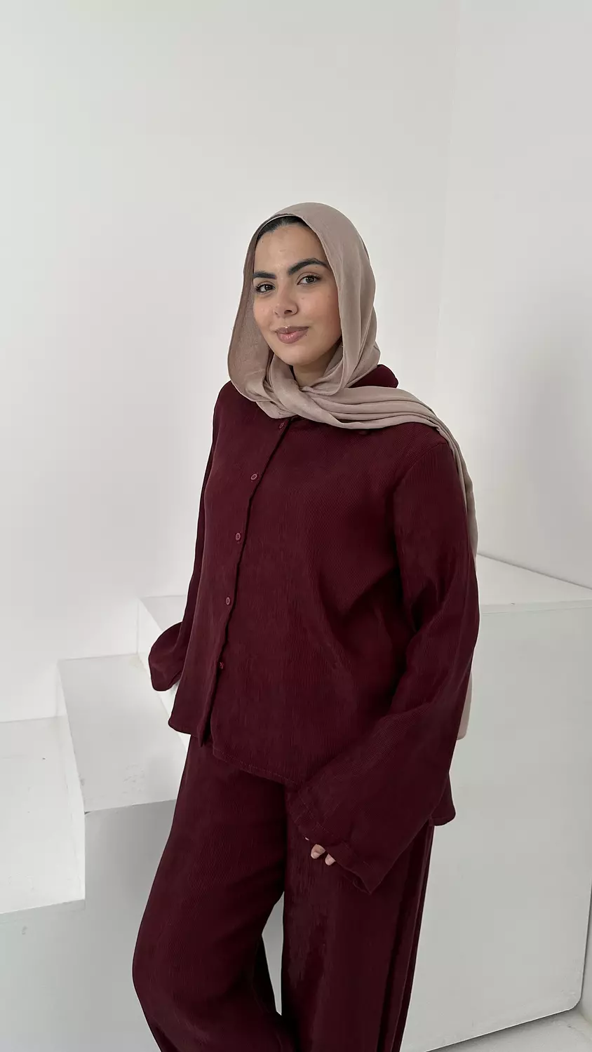 Elara Set In Burgundy  4