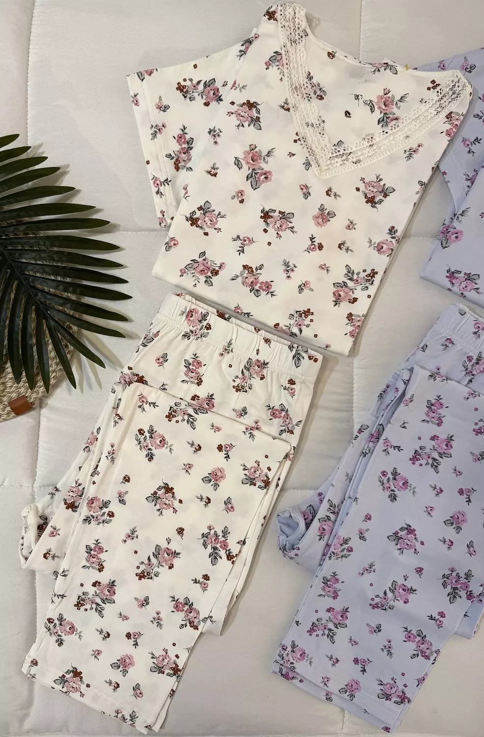 Floral lace pjamas image