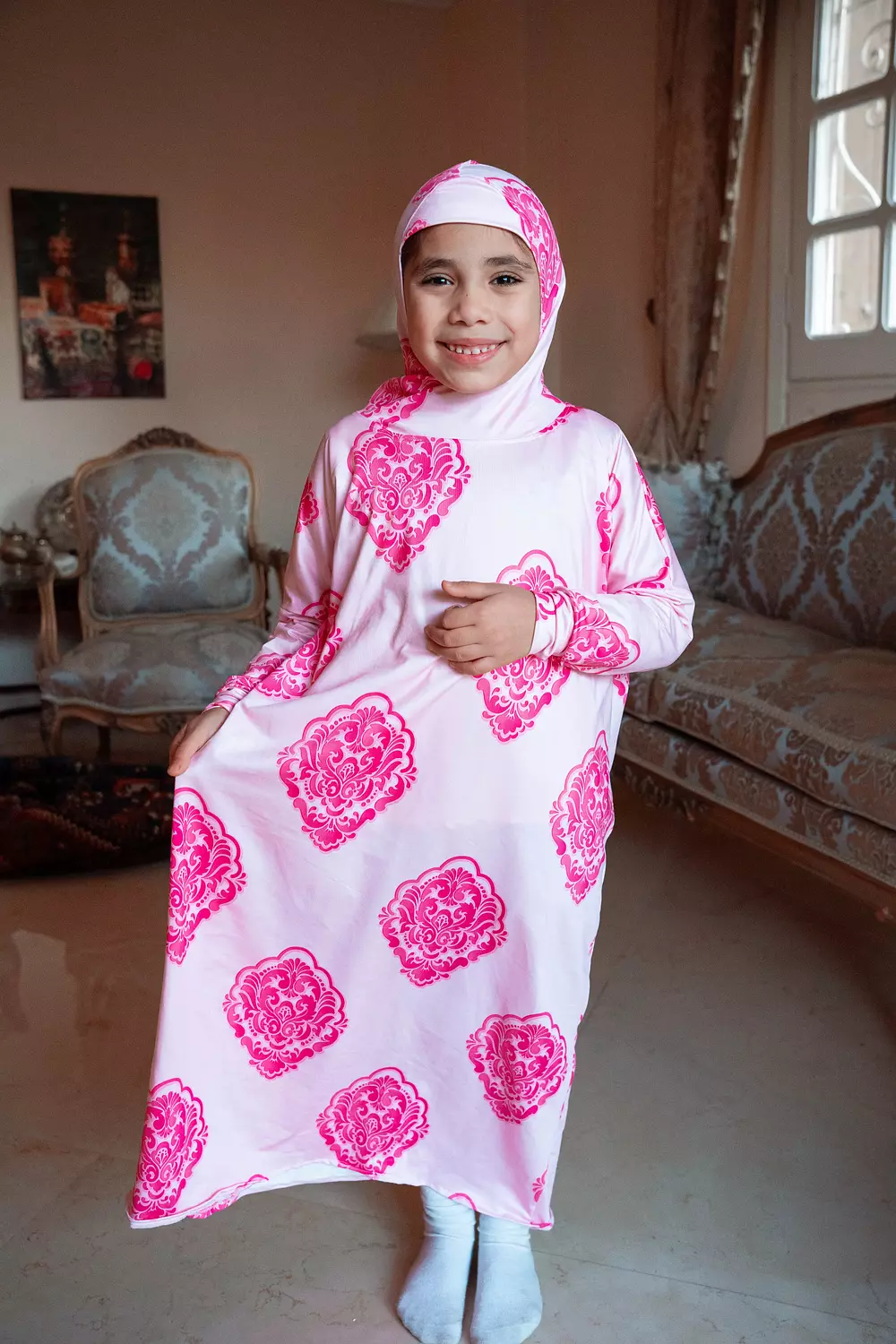 Prayer Kids Isdal - Pink Flowers - Multi Color  image