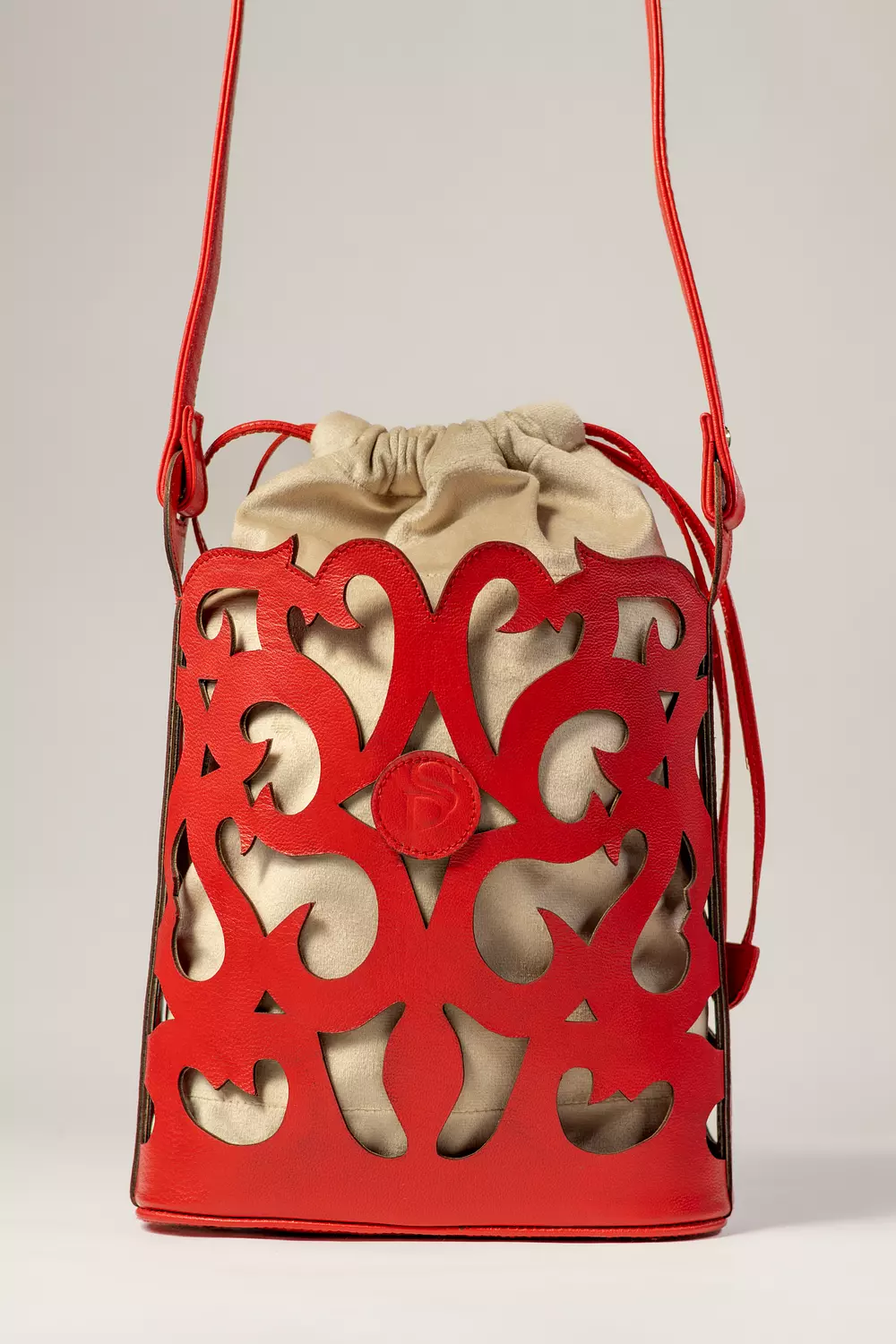 حب Love – Ramadan Leather Bag (Red) image
