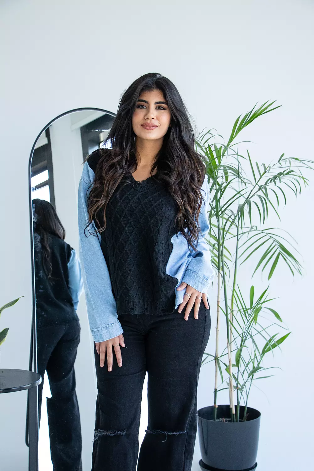 Wool and jeans shirt 8