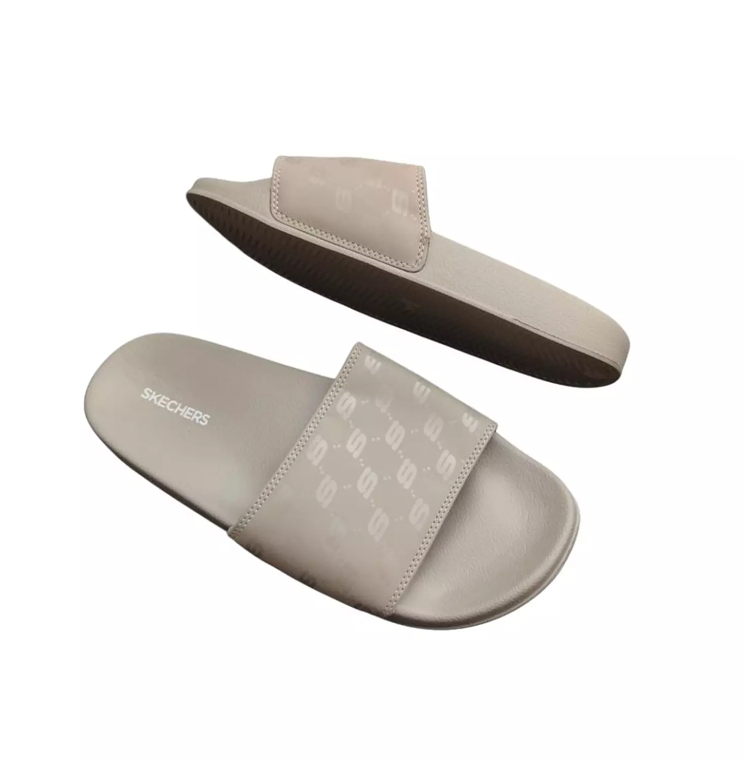 Skechers Slipper For Woman  Beige 1