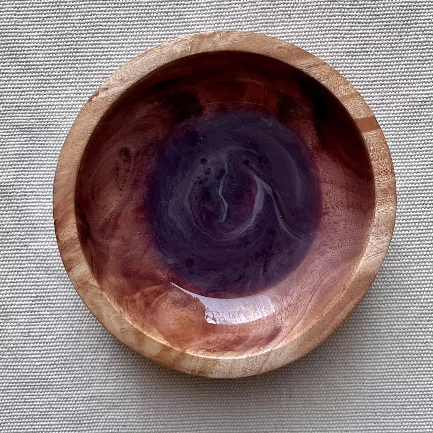 Purple Wood Bowl image