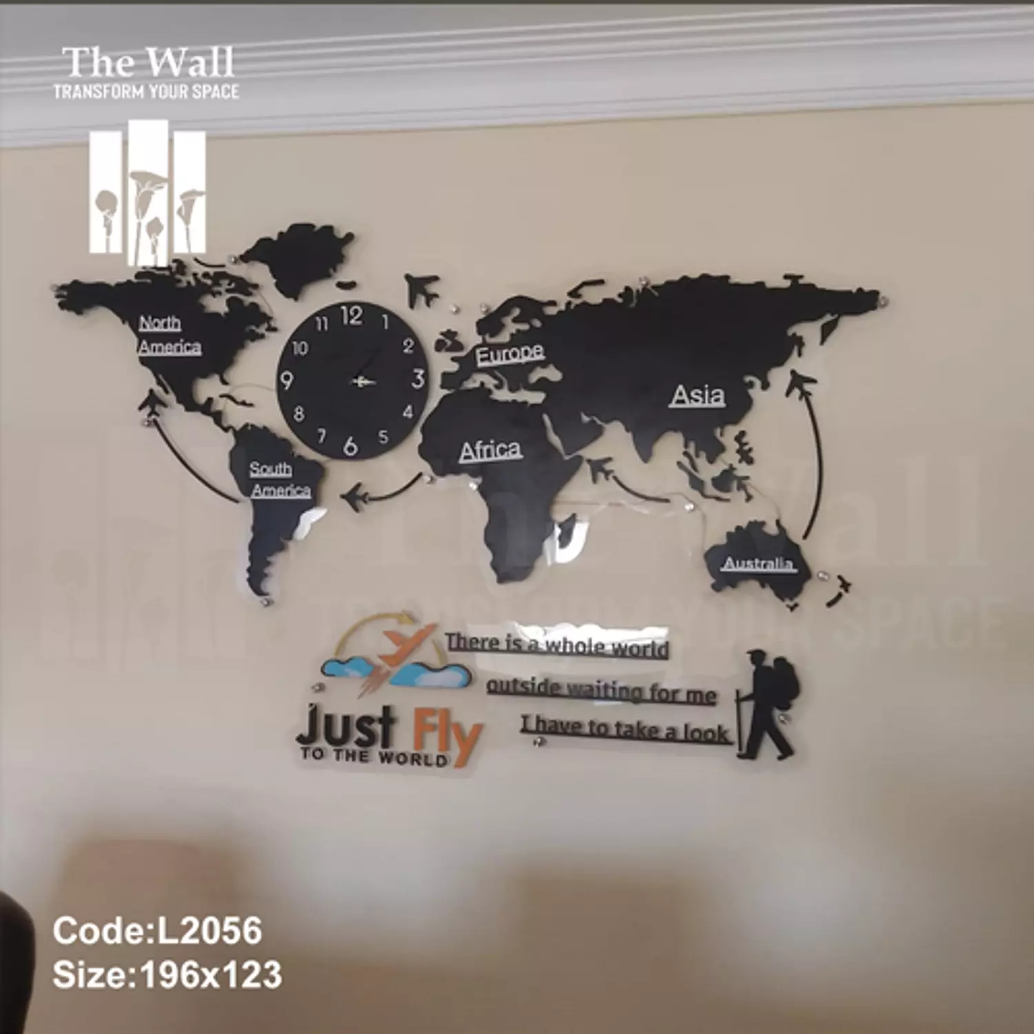 L2056-Lighted Acrylic Map 2