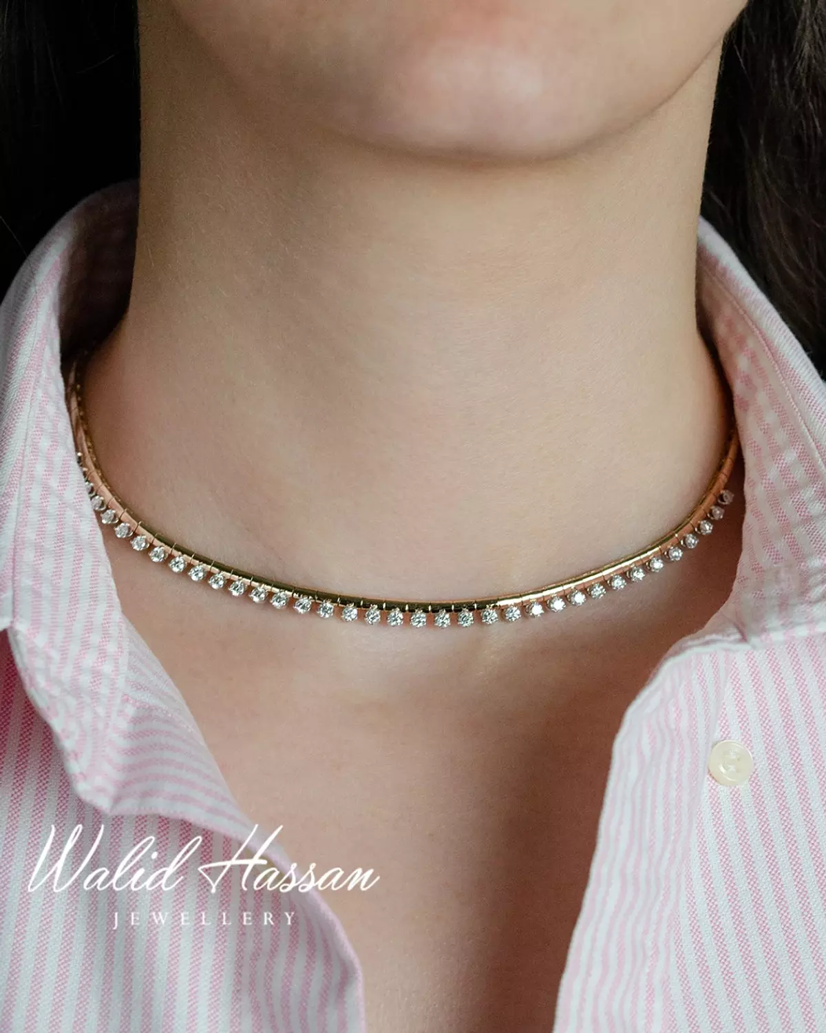 diamond choker 1346 image