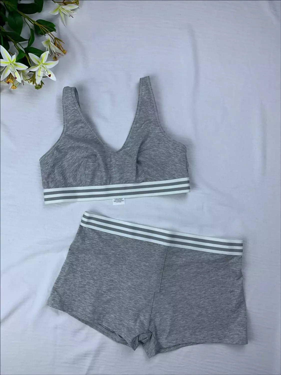 Cotton bra & panty set from Debenhams image
