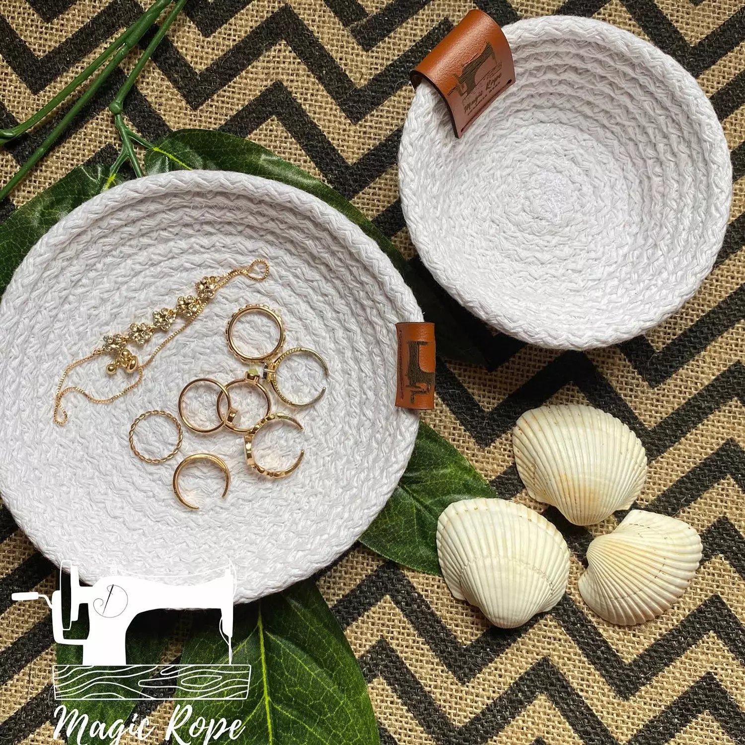 Mini Round Rope Organizer – 10 x 4 cm hover image