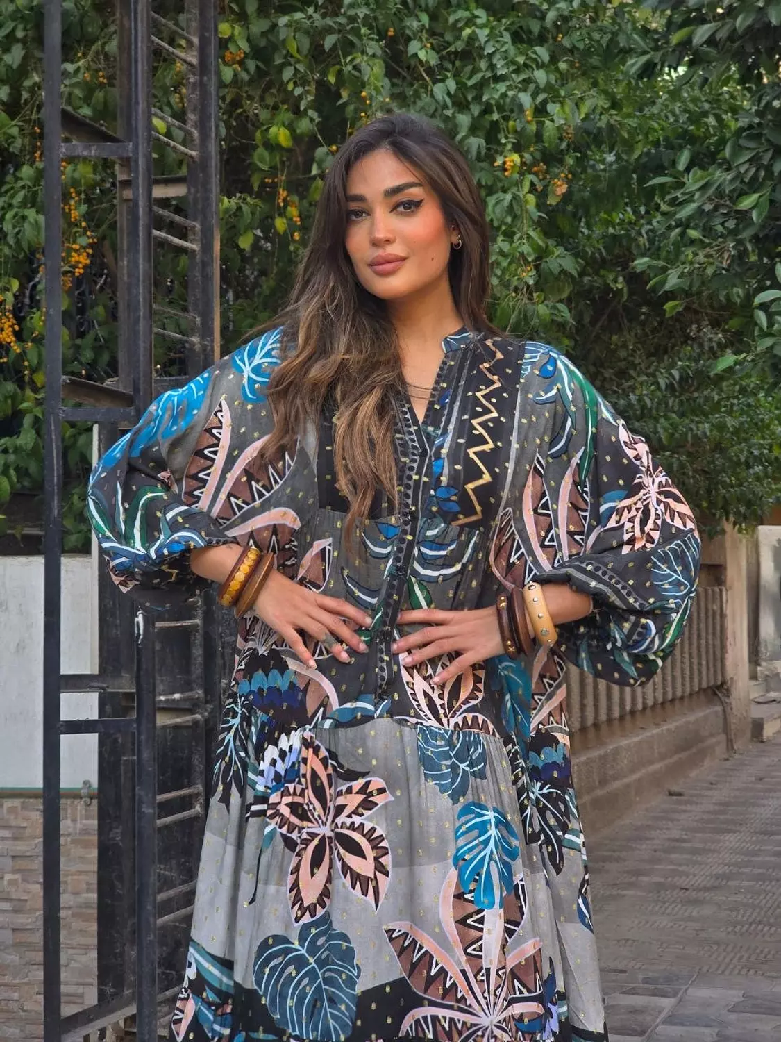 Grey Boho Dress  4