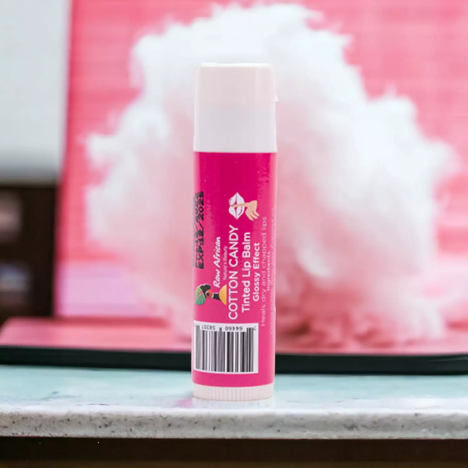 Raw African Lip Balm Cotton Candy image