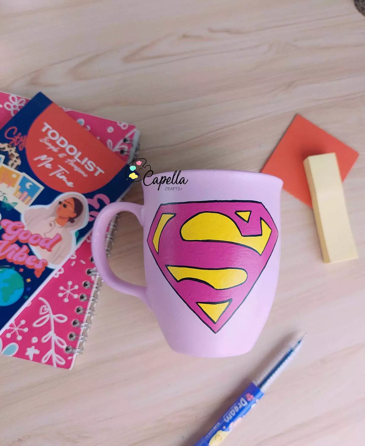 pink superwoman  image