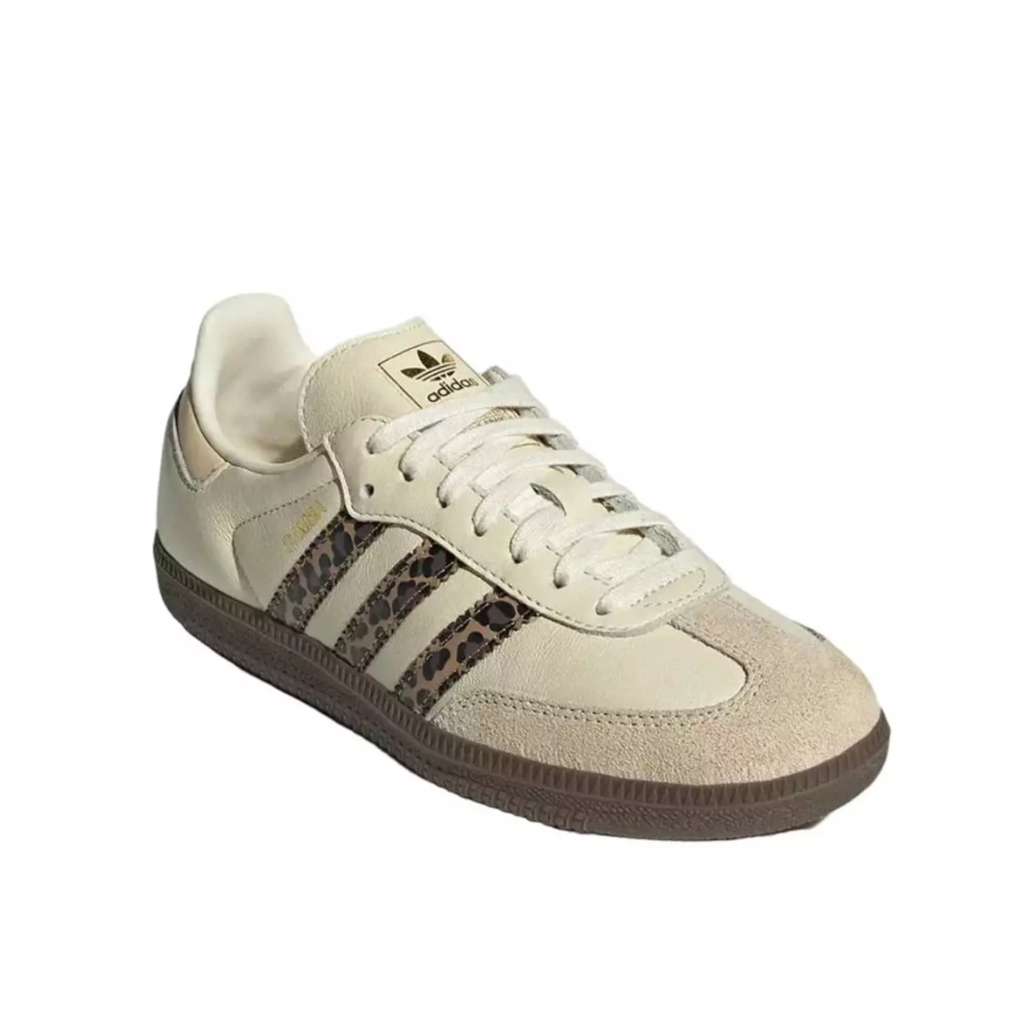 Adidas Samba OG – Leopard Print (Cream / Brown) 3