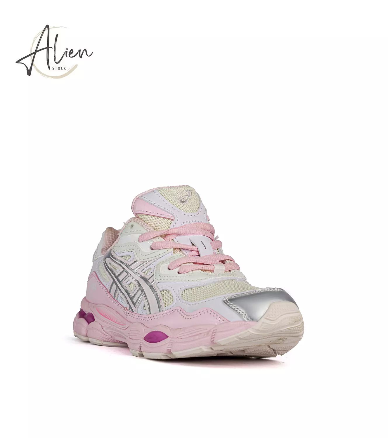ASIC GEL-NYC PINK CREAM SILVER WOMEN hover image