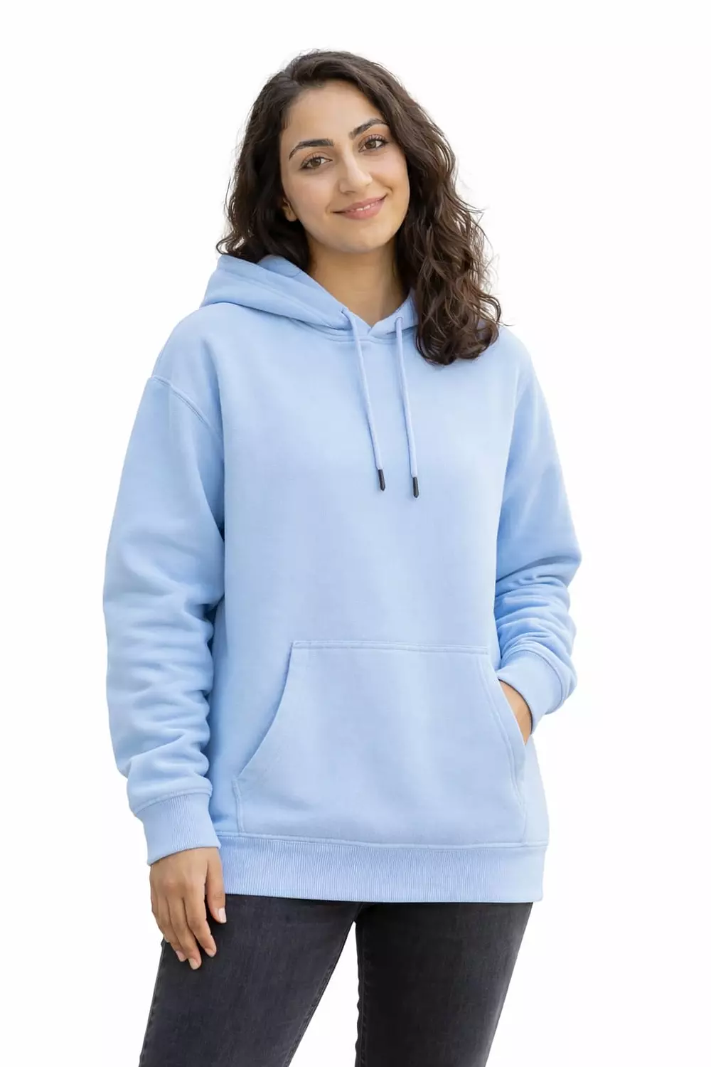 Woman Hoodie _ Light Blue image