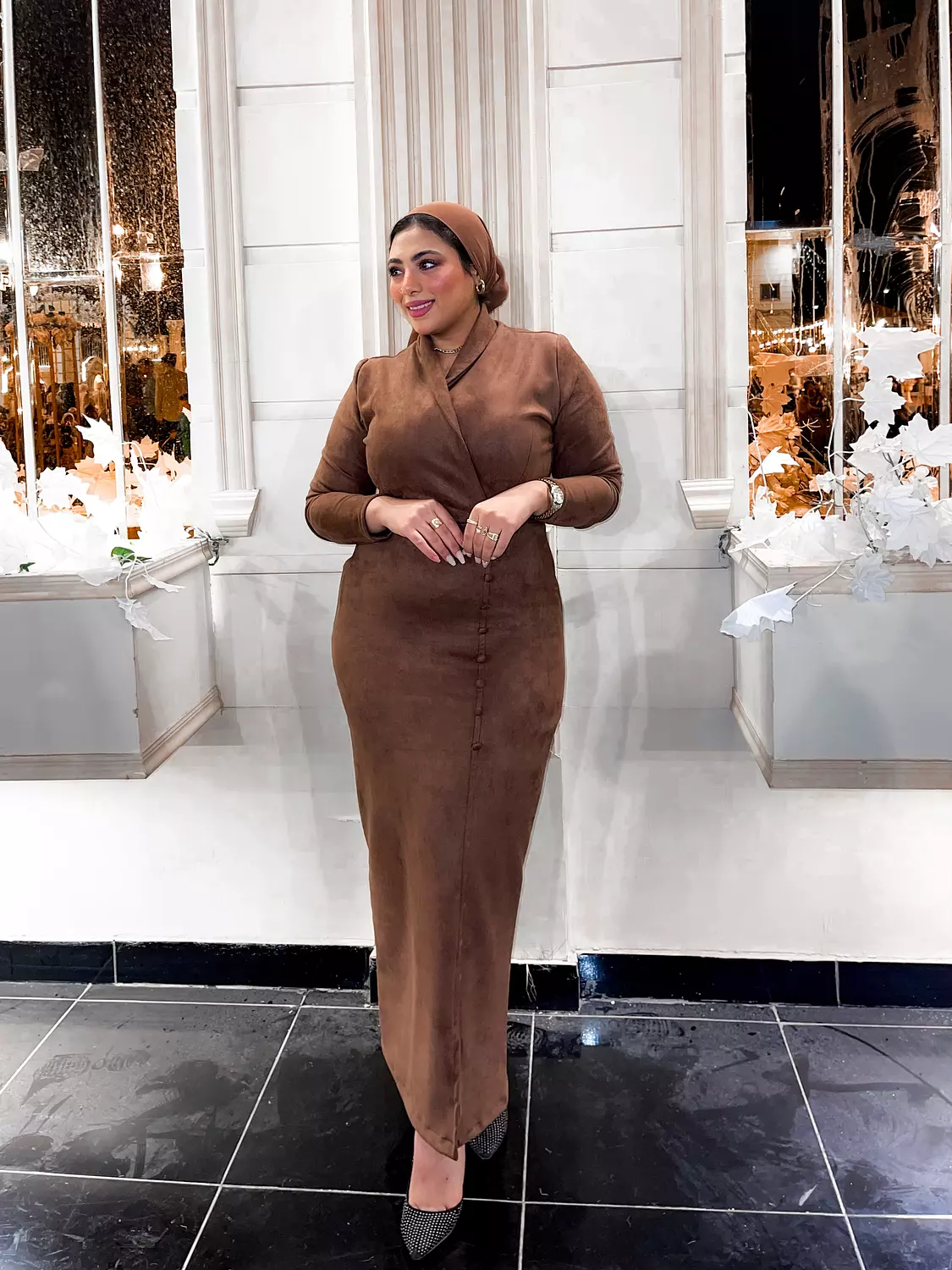 Blazer Dress (brown color) 6