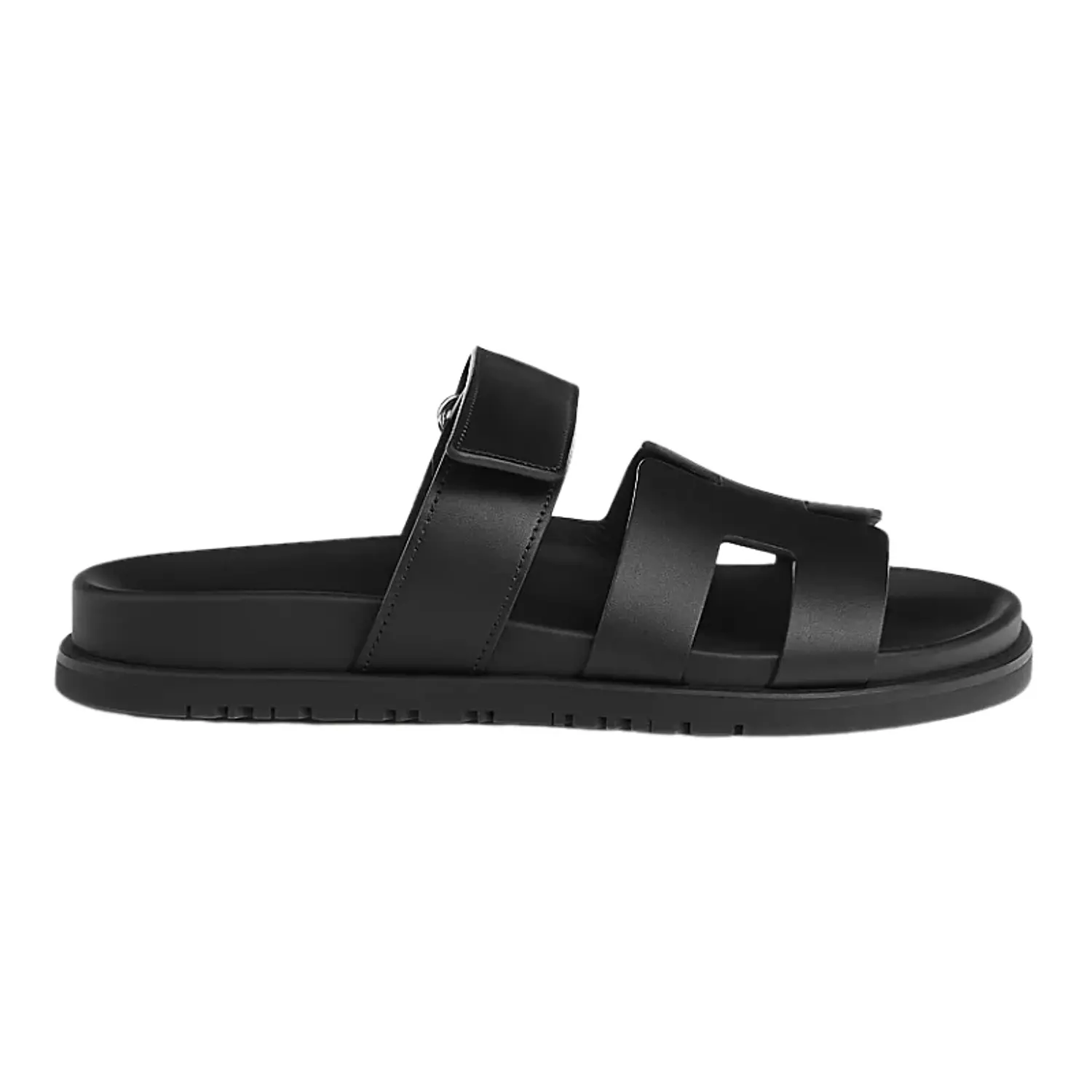 Hermes Chypre Sandal – Noir Calfskin Leather image