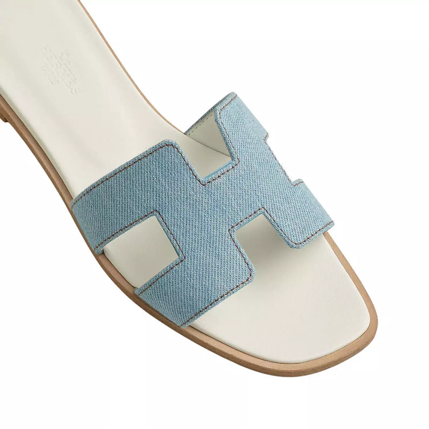 Hermes Oran Sandal Bleu/Clair 3
