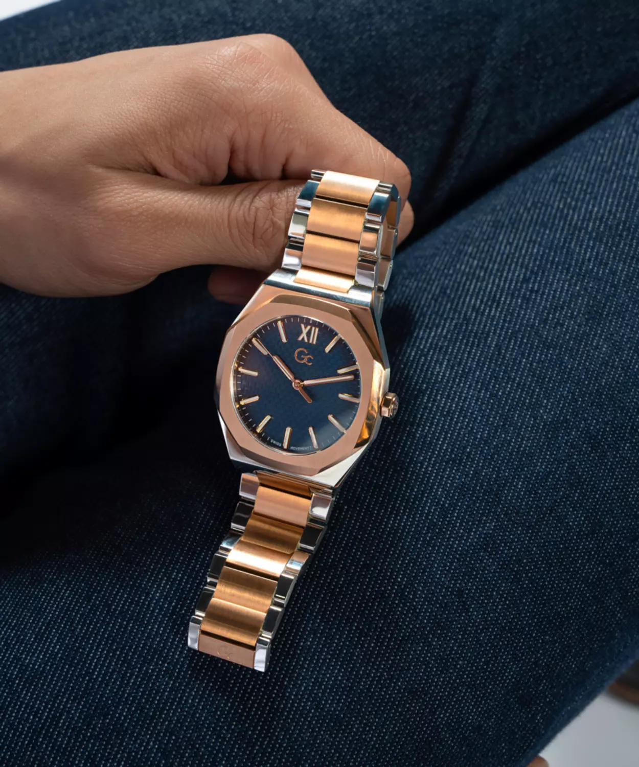 Gc Coussin Sleek Metal Two Tone 7