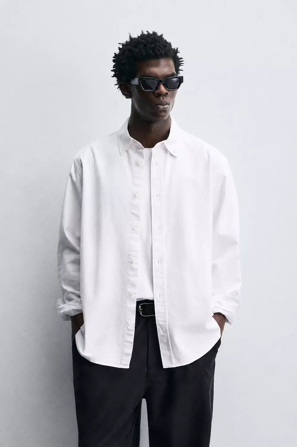 Washed Oxford shirt image