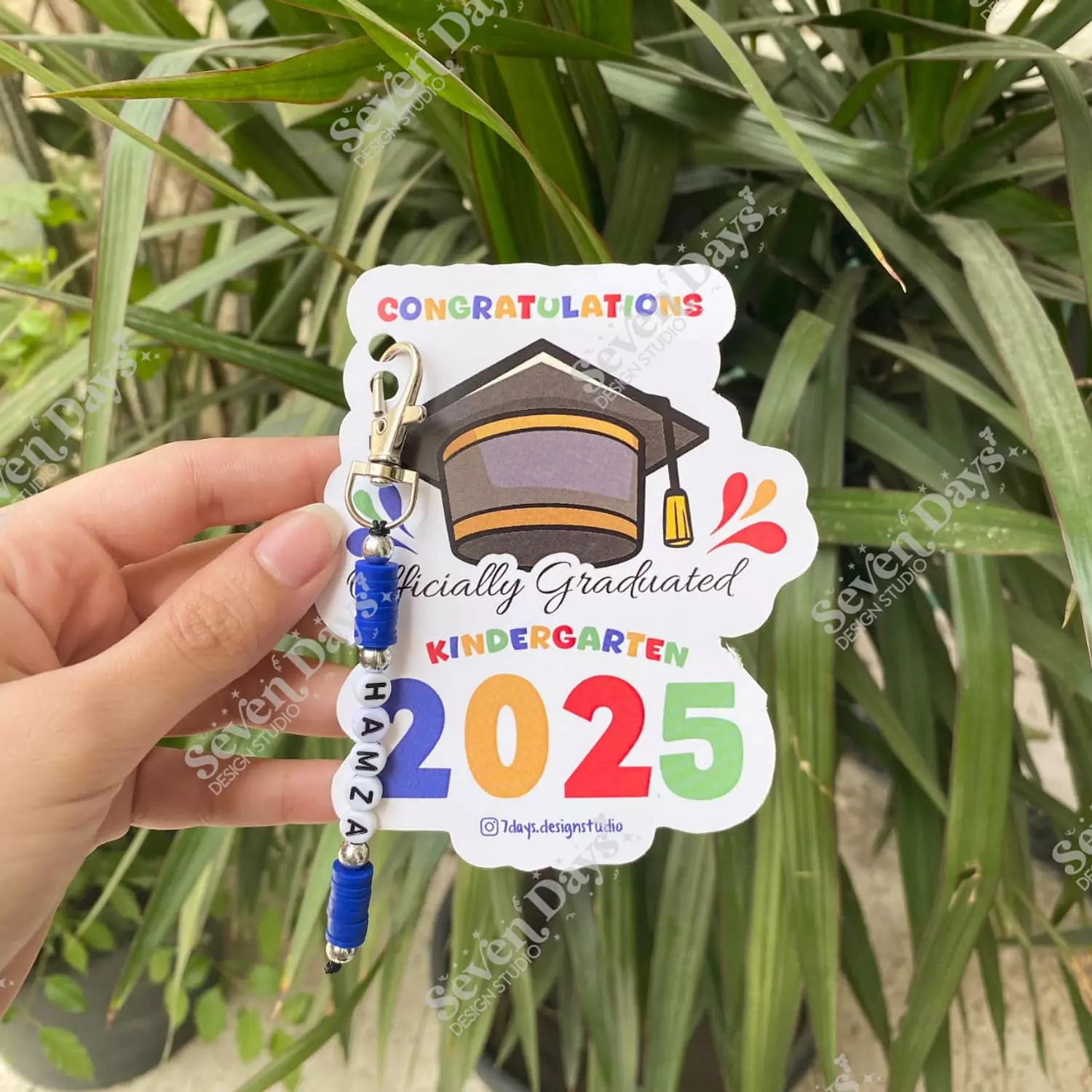 Graduation Hat Chain Card