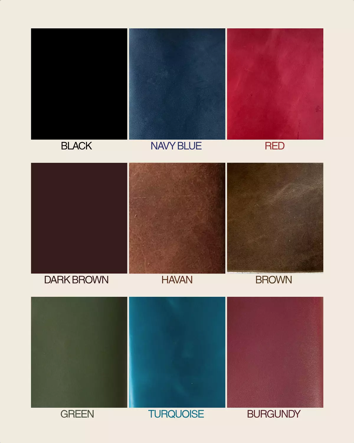 Genuine leather bookmark  4