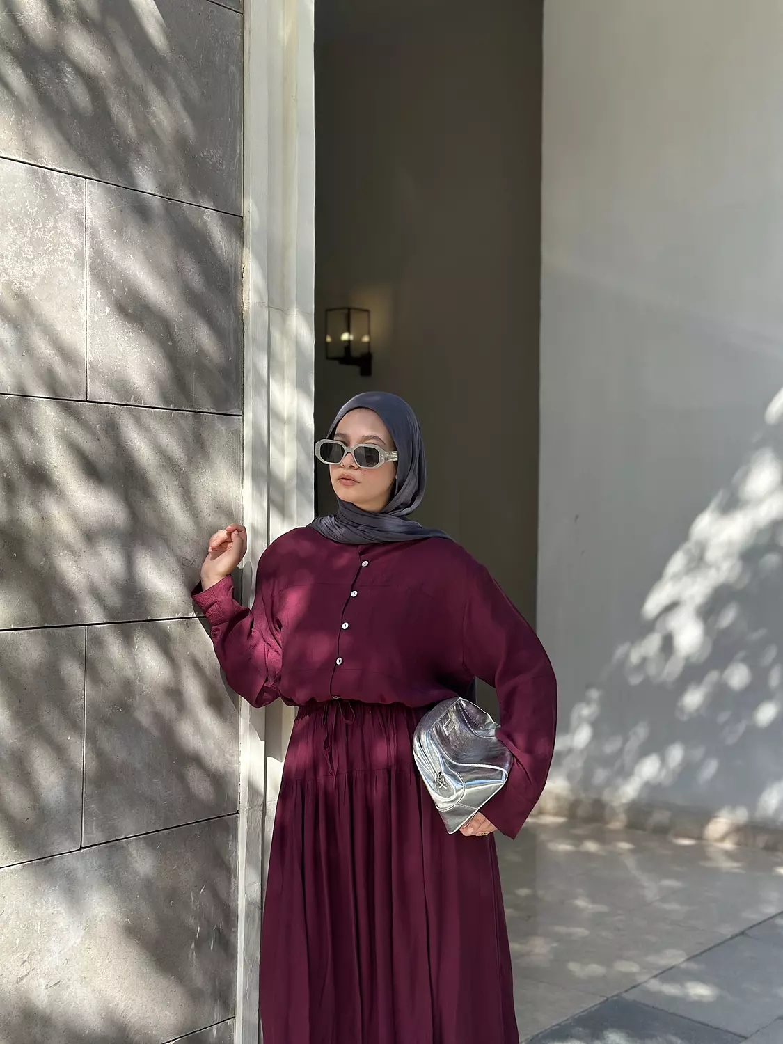 Flora set maroon 2