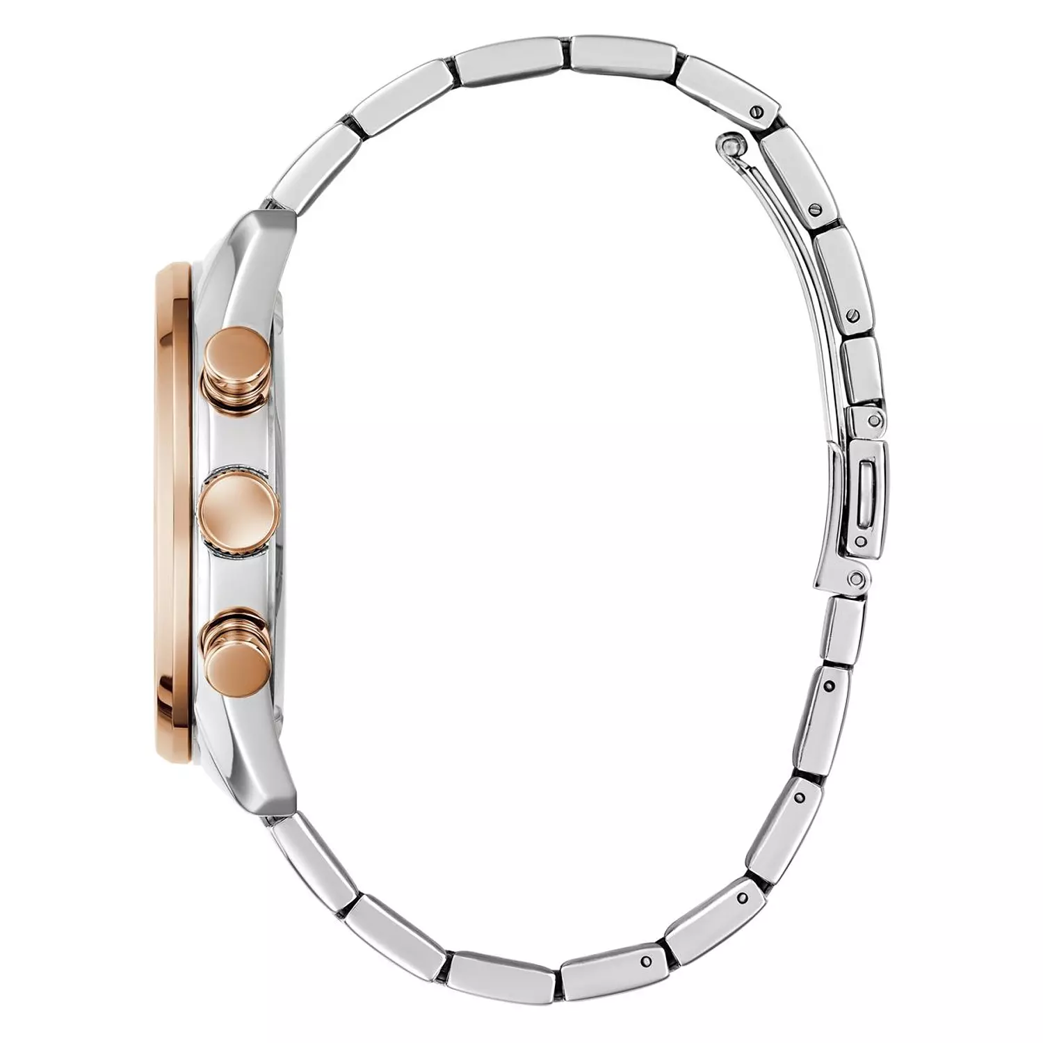 GUESS DAWSON Mens 2-Tone Multi-function Watch 2-Tone Stainless Steel Polished Bracelet 1