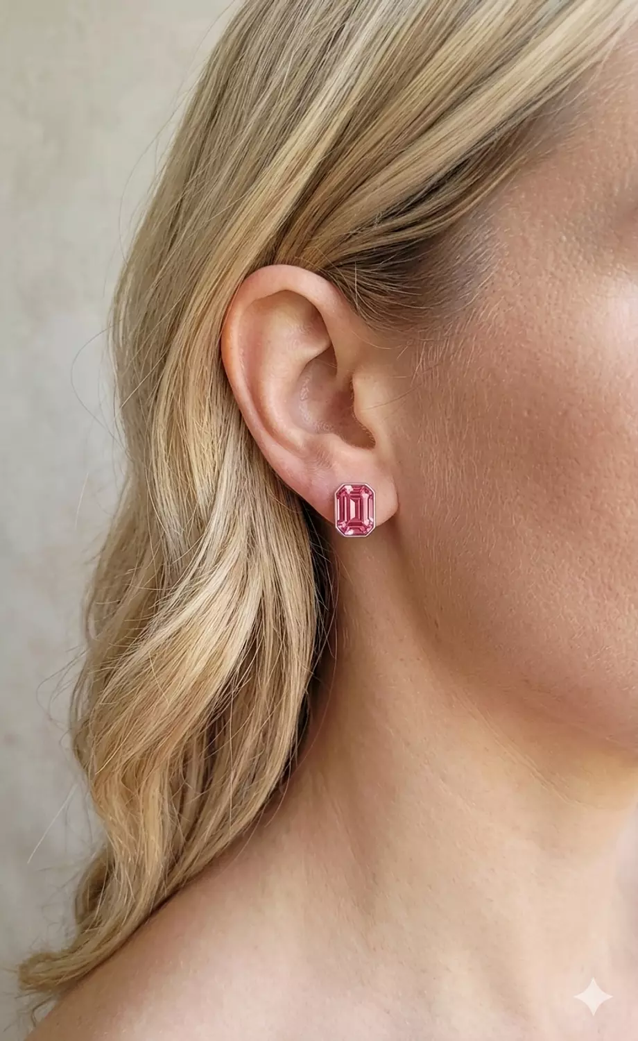 Rose earrings image