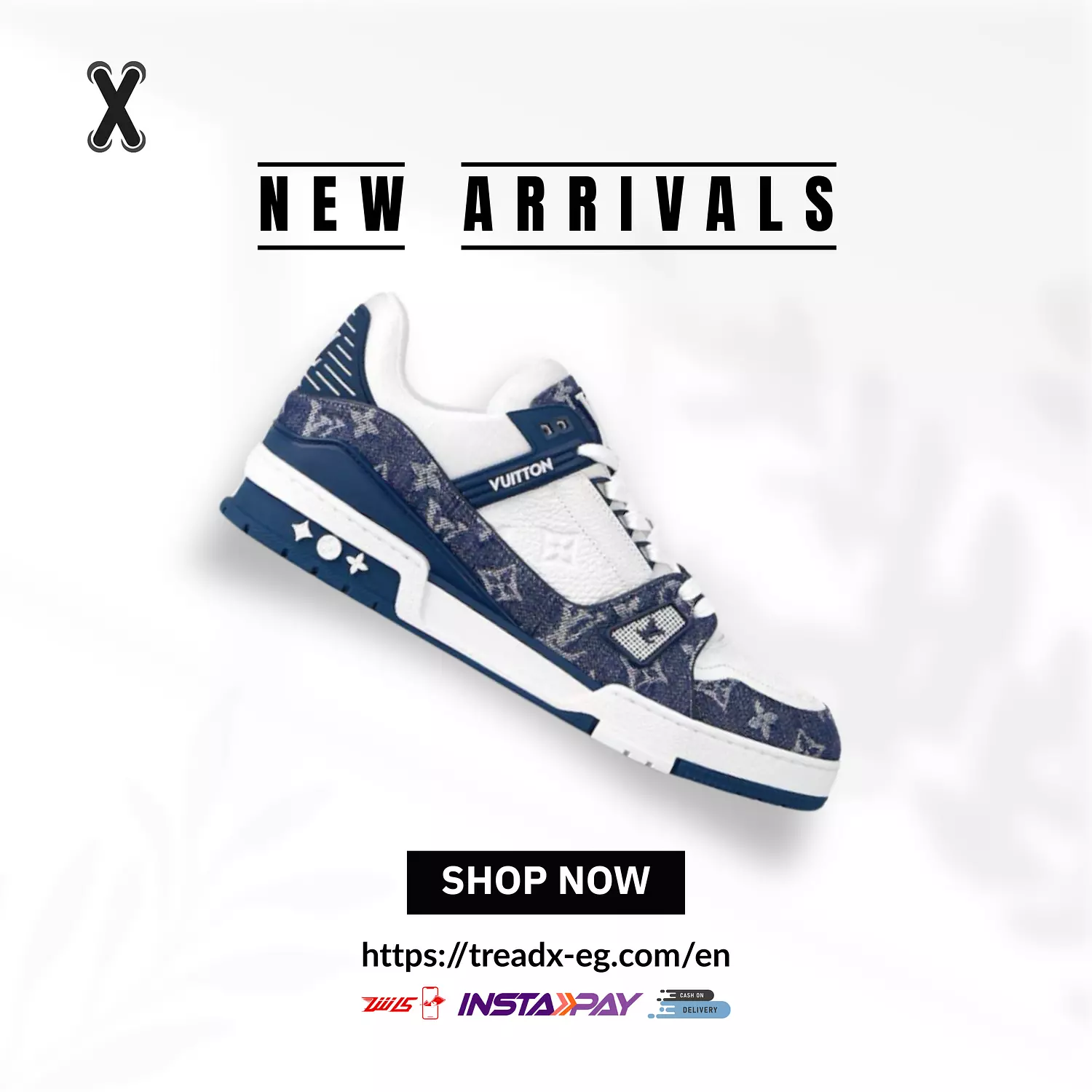 Louis Vuitton Trainer Blue image