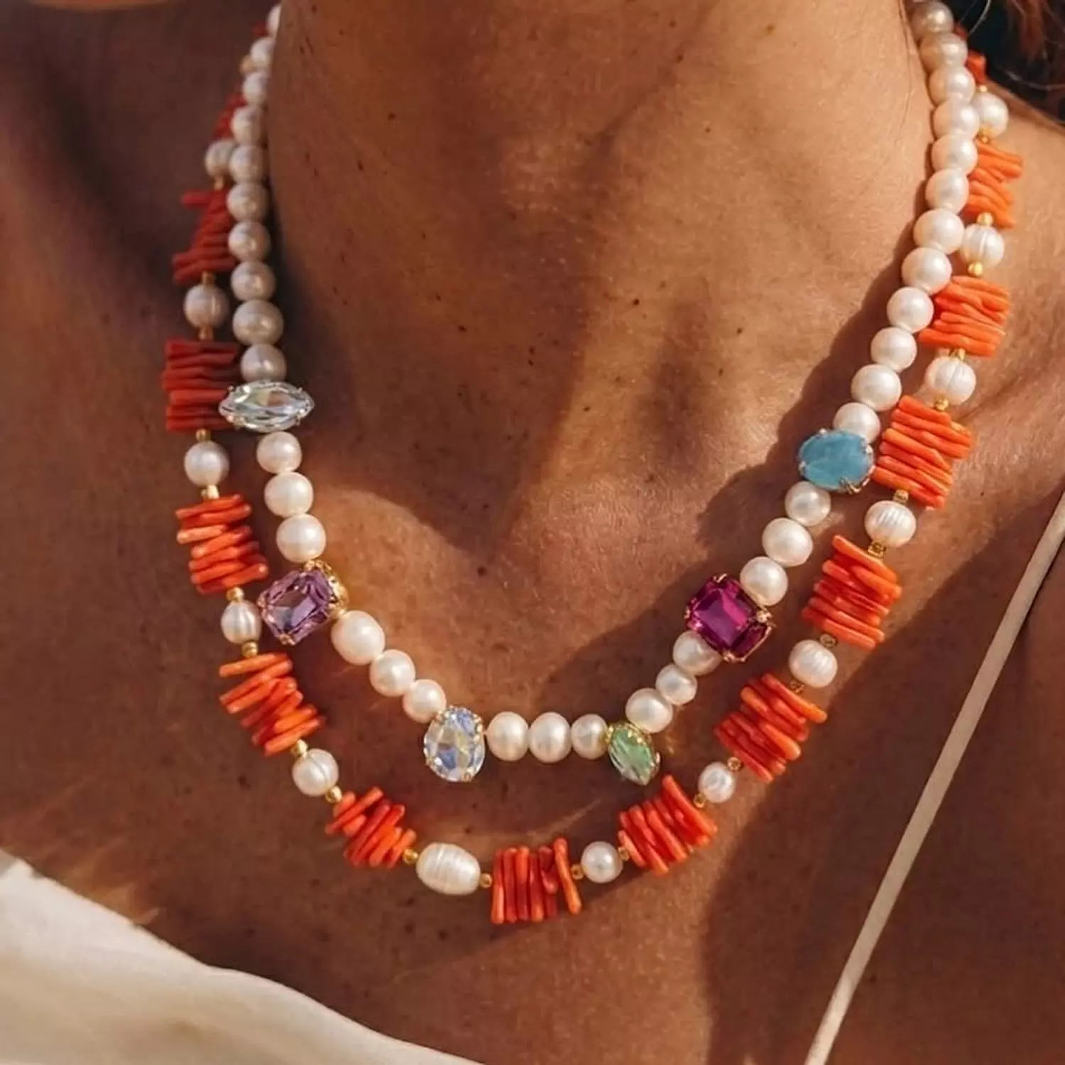 Coral Pearl Set image