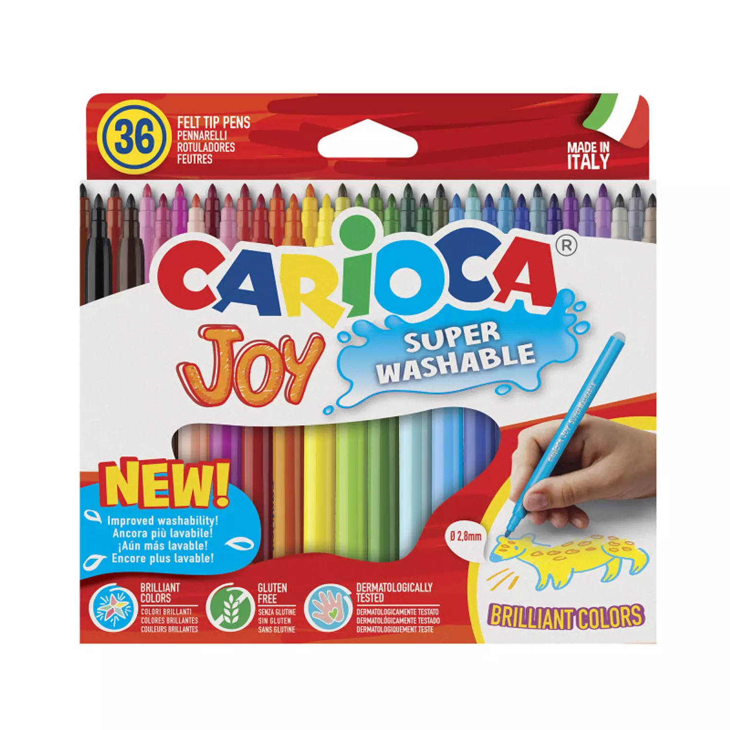 CARIOCA JOY marker colors set (Felt pens) تقم الوان ماركر كاريوكا image