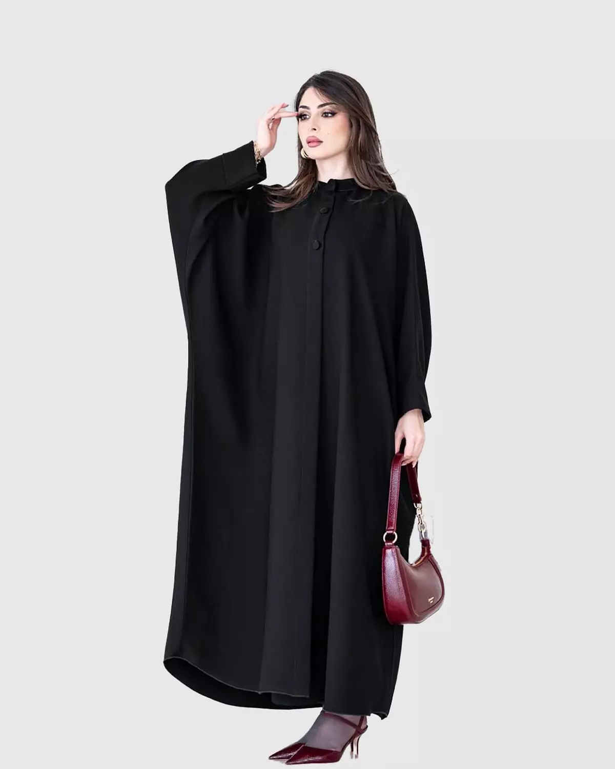 Heavy Crepe Islamic Abaya image