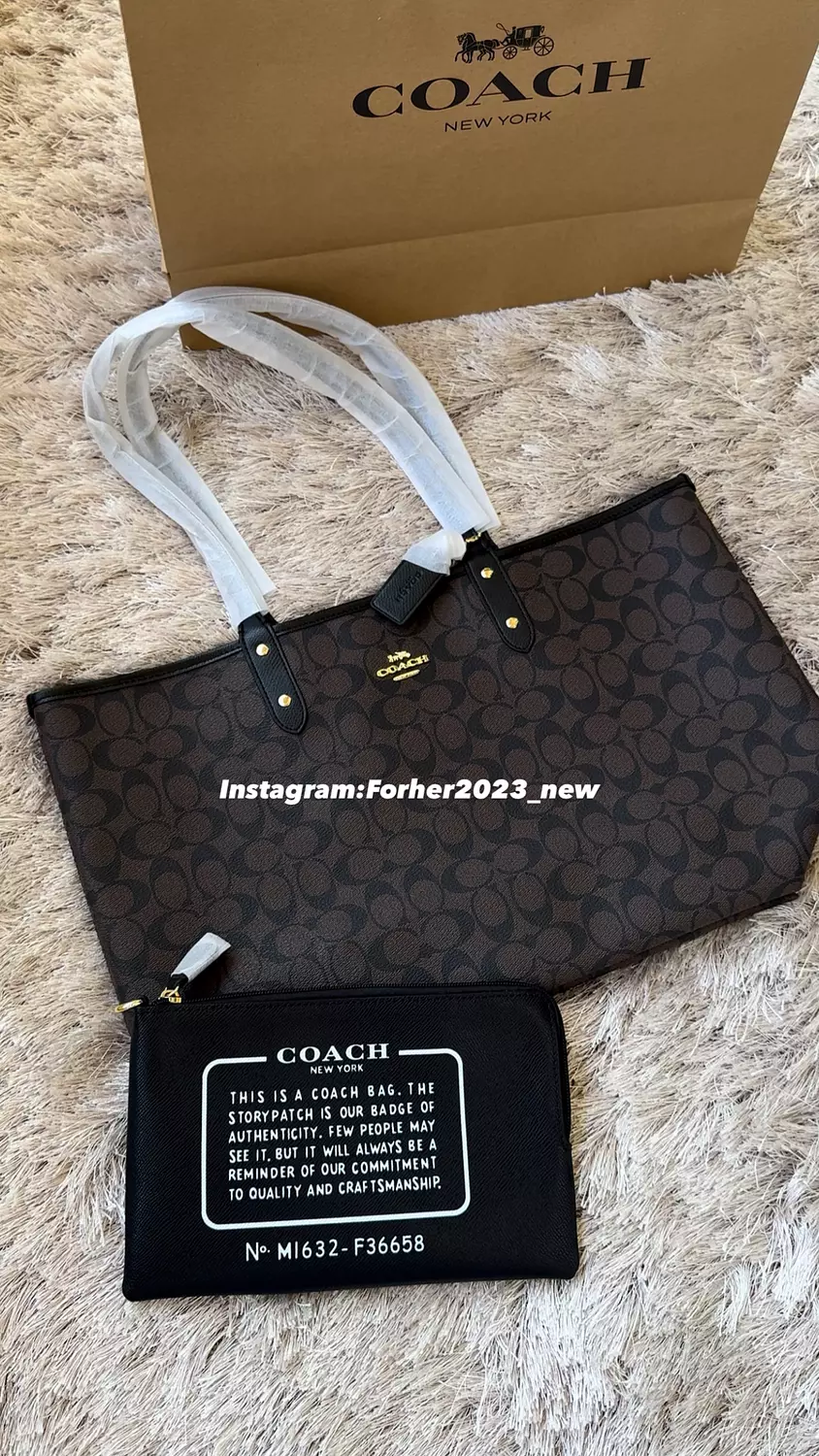 COACH REVERSIBLE CITY TOTE HANDBAG 4