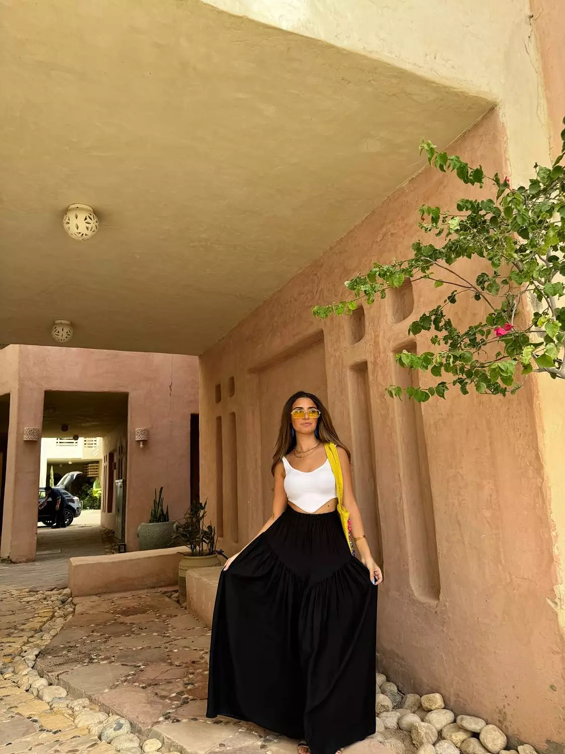 Puffy linen skirt 5