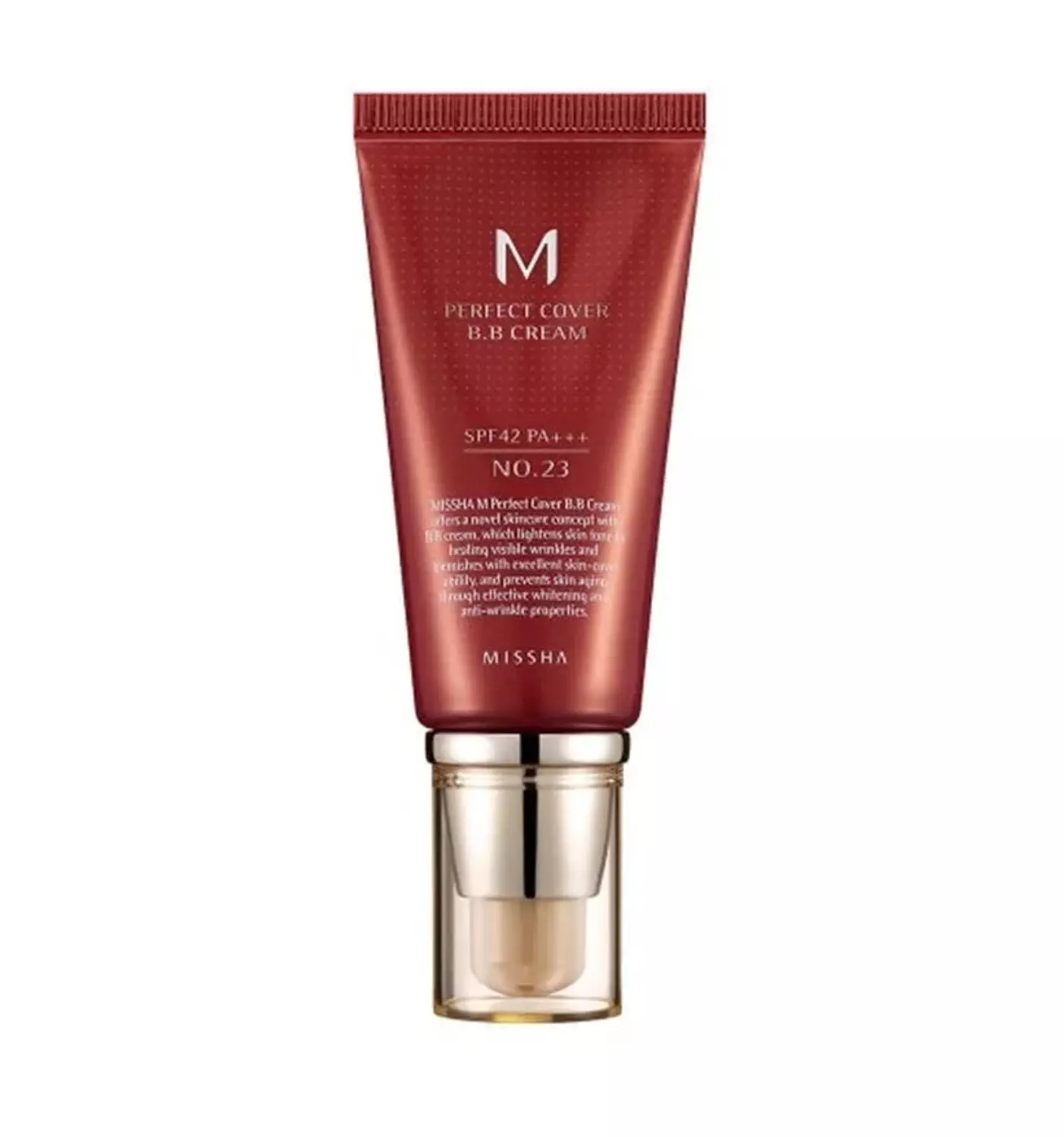 Missha m perfect cover bb cream spf42/pa+++ - no.23/light beige 50ml