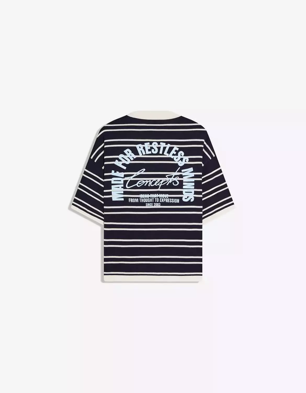 BERSHKA STRIPED GRAPHIC POLO SHIRT 4