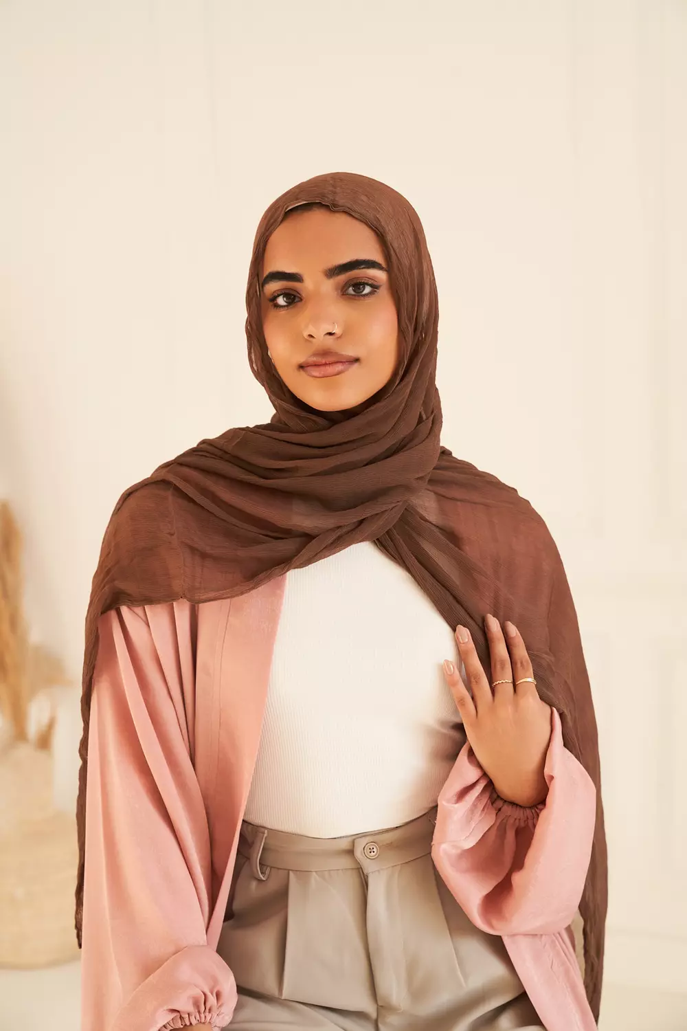 Rafiled linen in Brown "RL-13" image