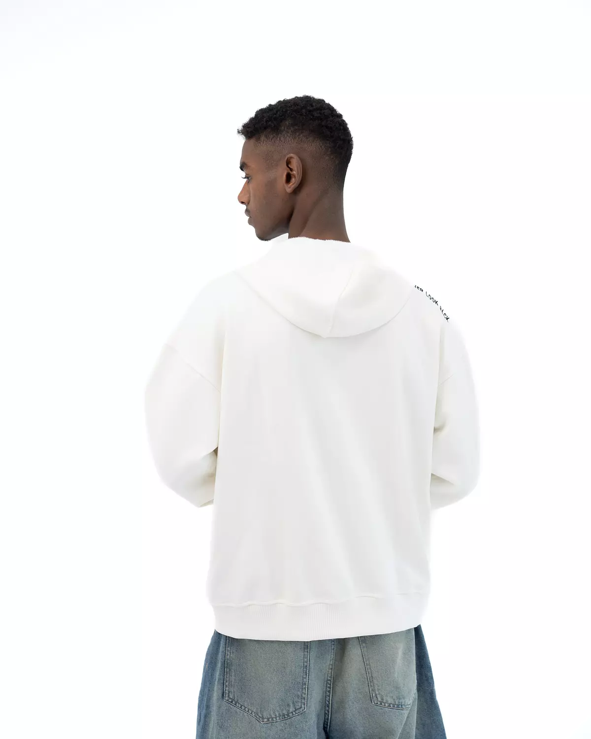 Persist ZIP UP Sweatshirt _ White 3