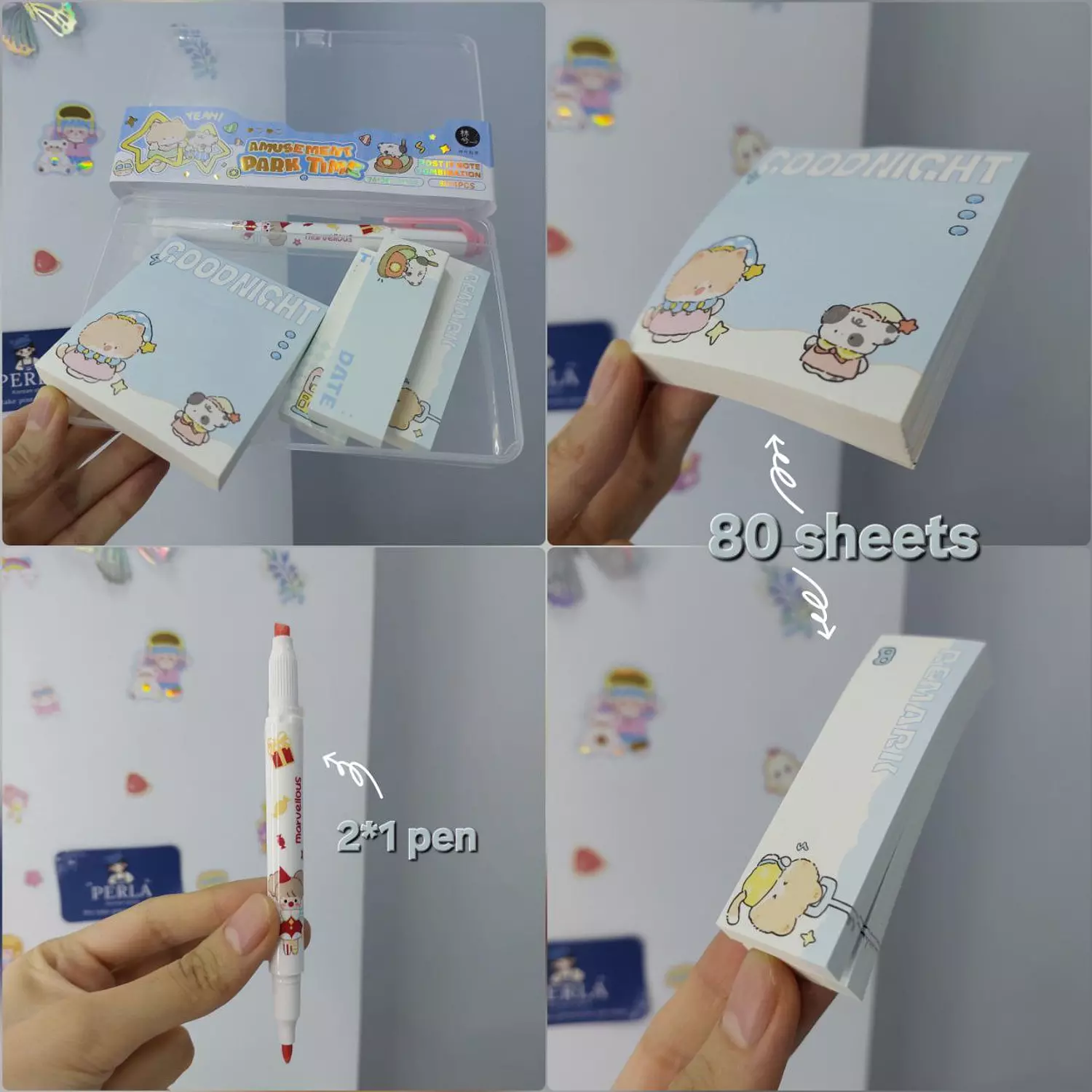 Cats Sticky Note Box 3