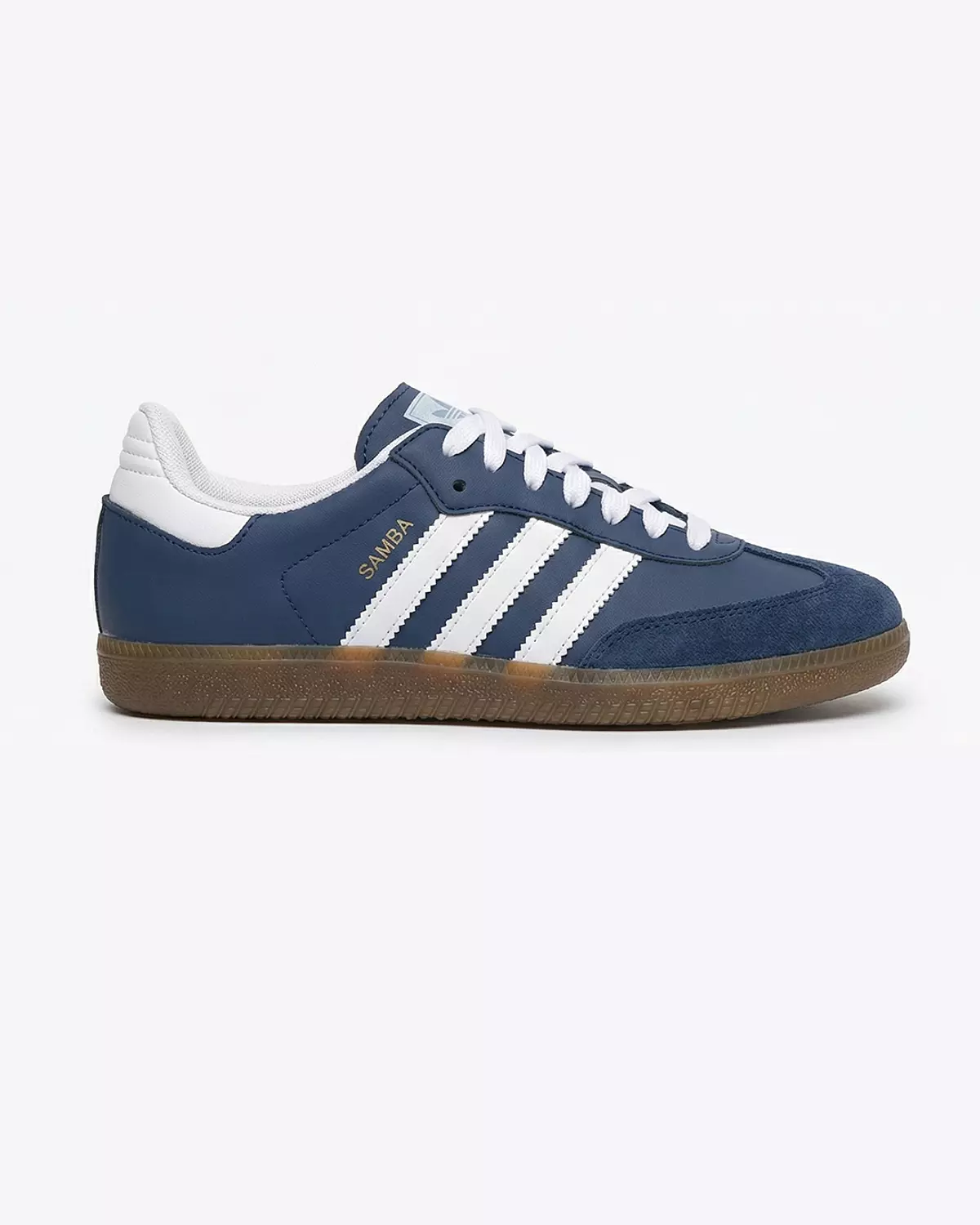 Adidas Samba Shoes For Fomen -Navy Blue White Gum 4